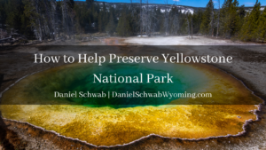 Daniel Schwab Wyoming- How to Help Preserve Yellowstone National Park